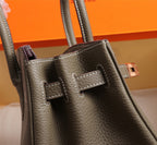 Birkin 25 Togo Leather Bag - Full Set