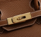 Birkin 25 Togo Leather Bag - Full Set