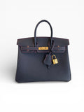 Birkin 25 Togo Leather Handbag
