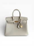 Birkin 25 Togo Leather Handbag