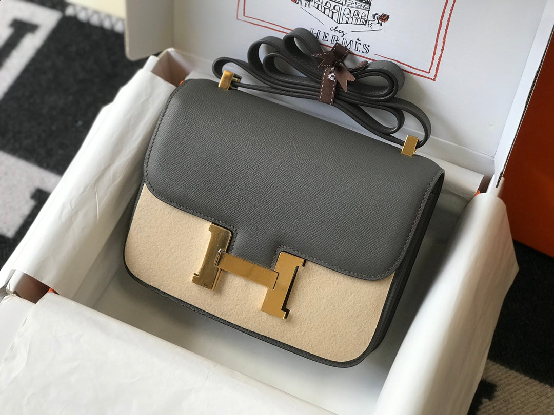 Constance 18 Epsom Leather Bag - Full Set