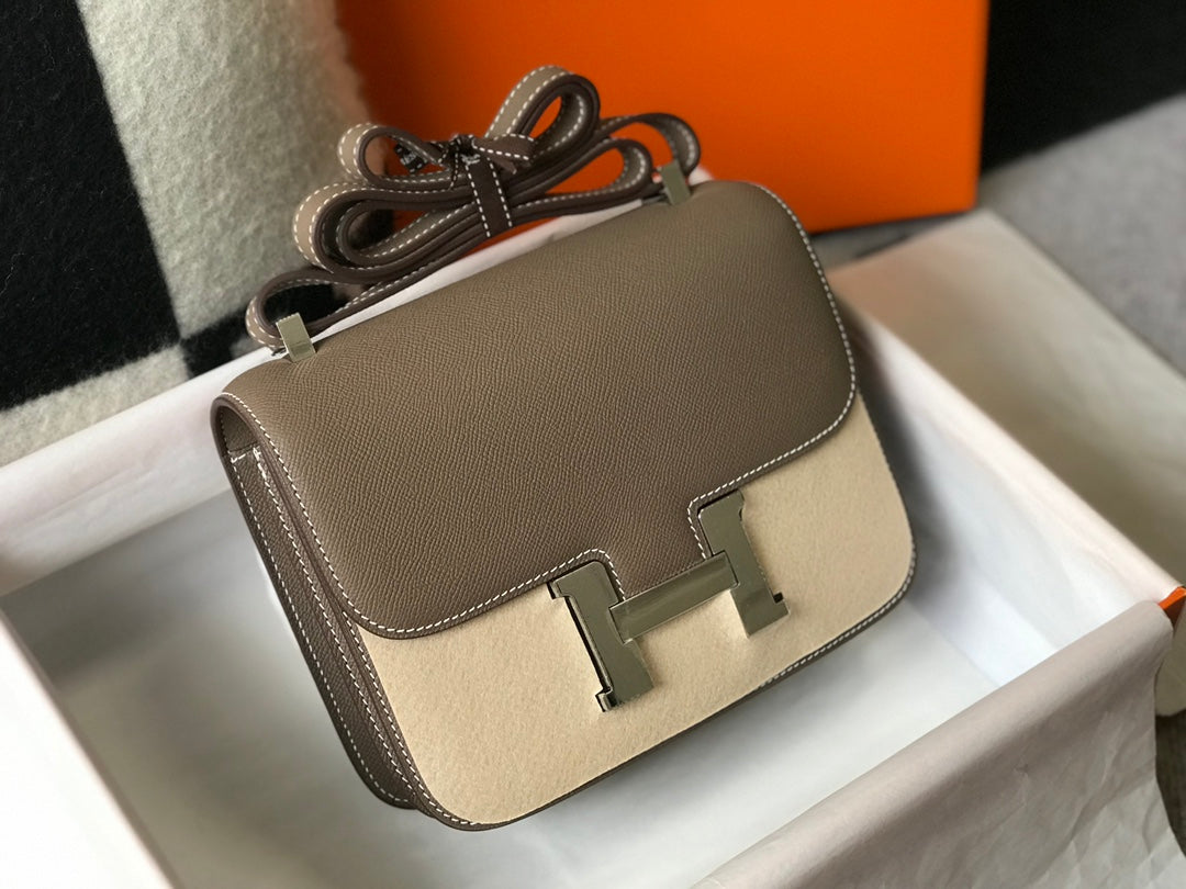 Constance 18 Epsom Leather Bag - Full Set