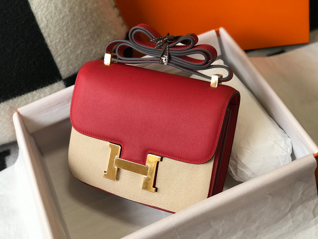 Constance 18 Epsom Leather Bag - Full Set