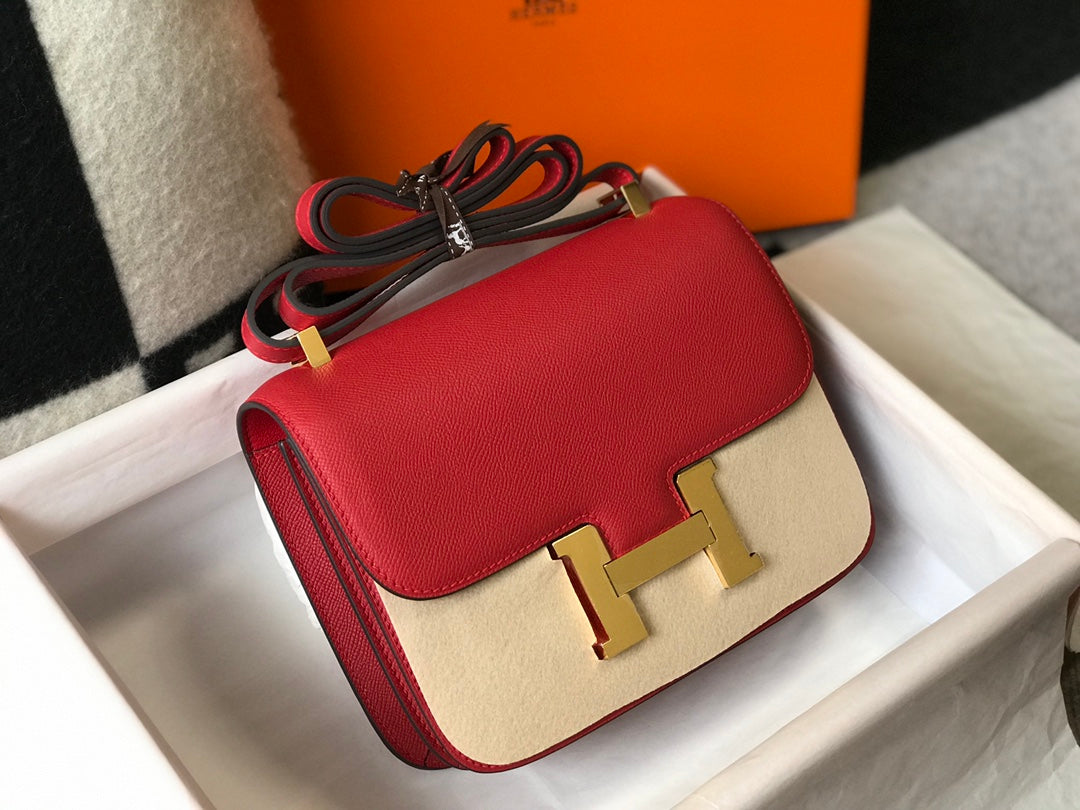 Constance 18 Epsom Leather Bag - Full Set