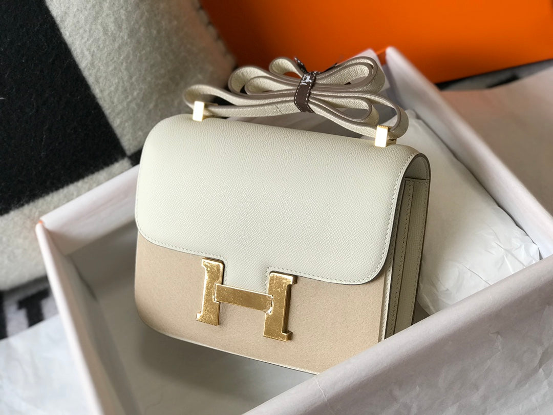 Constance 18 Epsom Leather Bag - Full Set