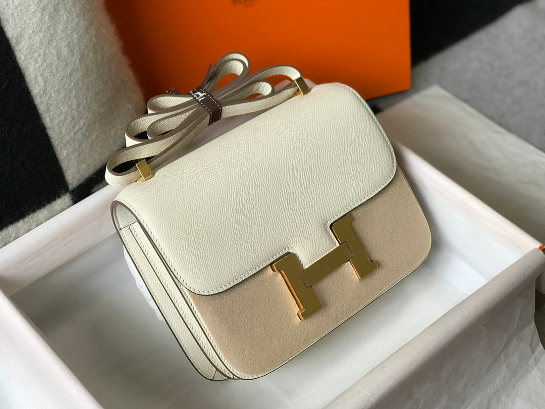 Constance 18 Epsom Leather Bag - Full Set