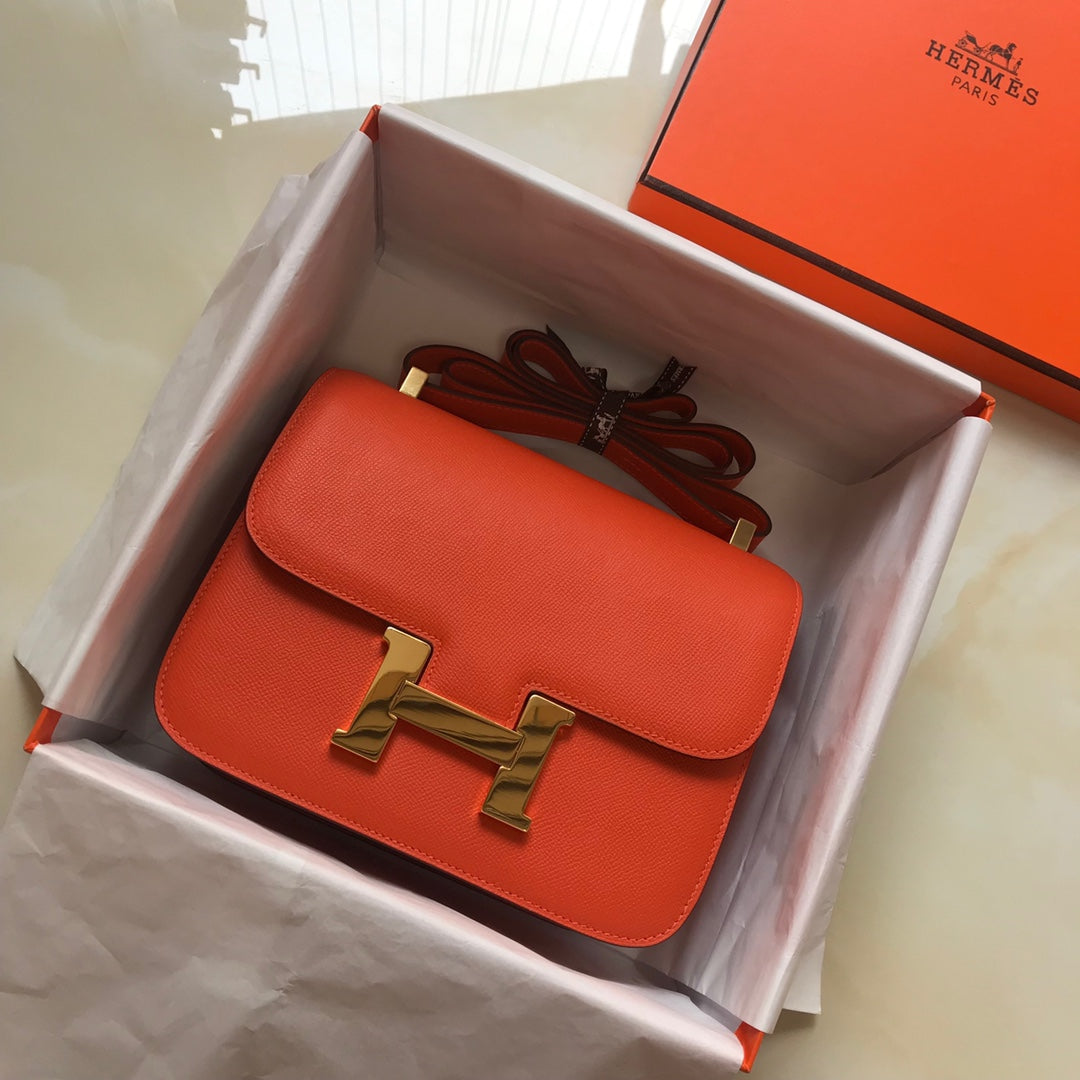 Constance 18 Epsom Leather Bag - Full Set