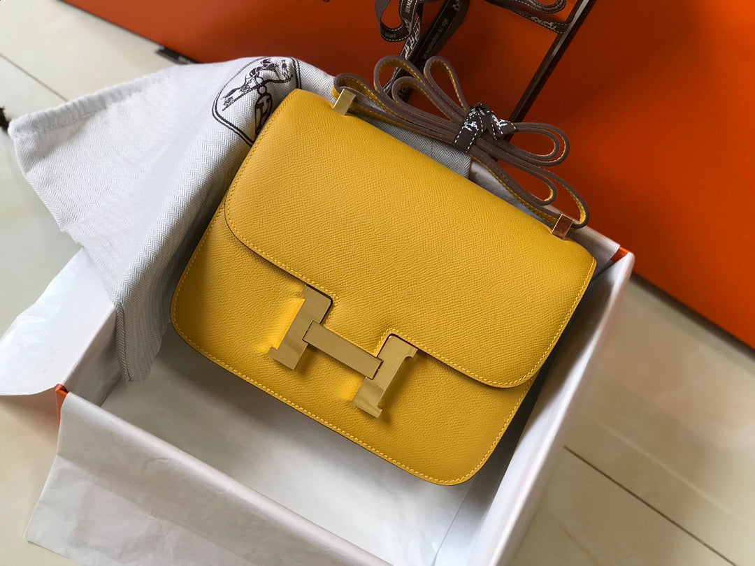 Constance 18 Epsom Leather Bag - Full Set