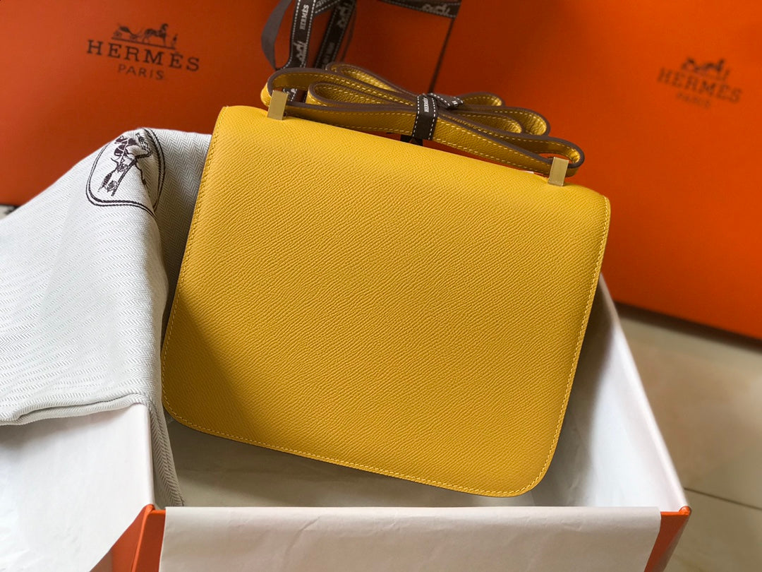 Constance 18 Epsom Leather Bag - Full Set