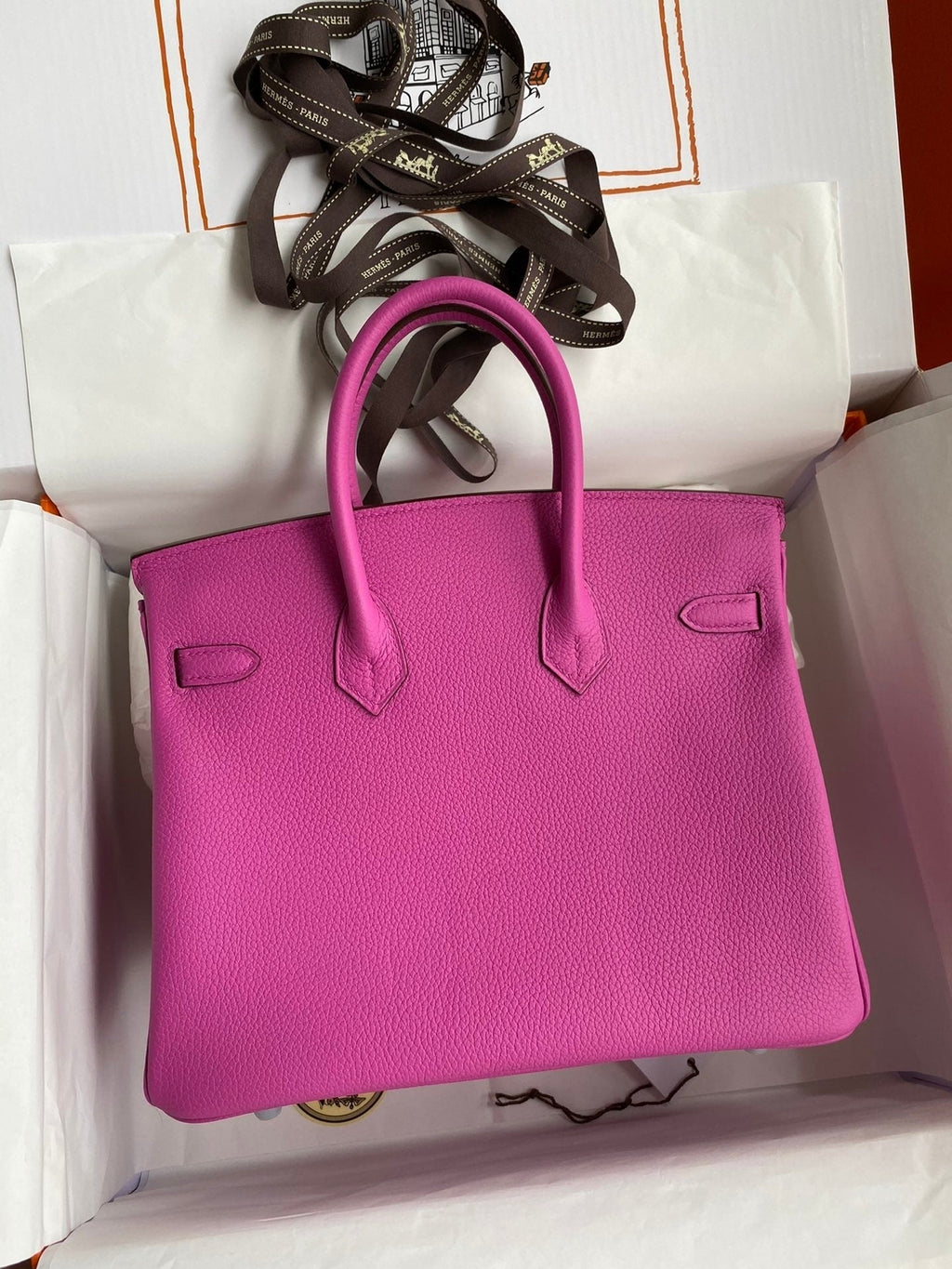 Birkin 25 Togo Leather Handbag