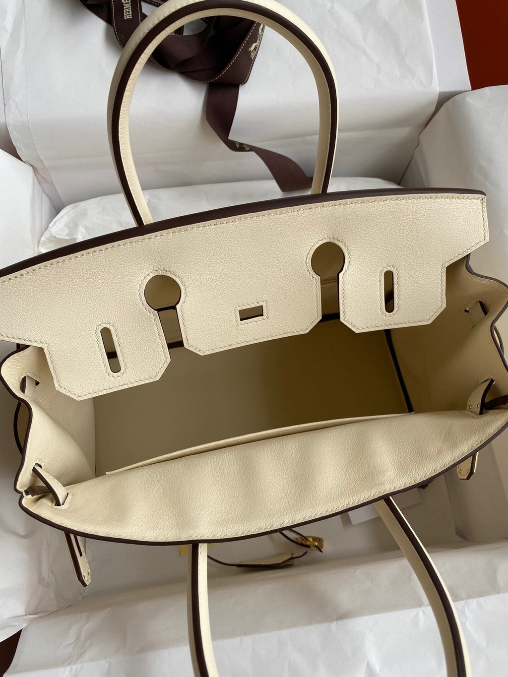 Birkin 25 Swift Calfskin Leather Handbag