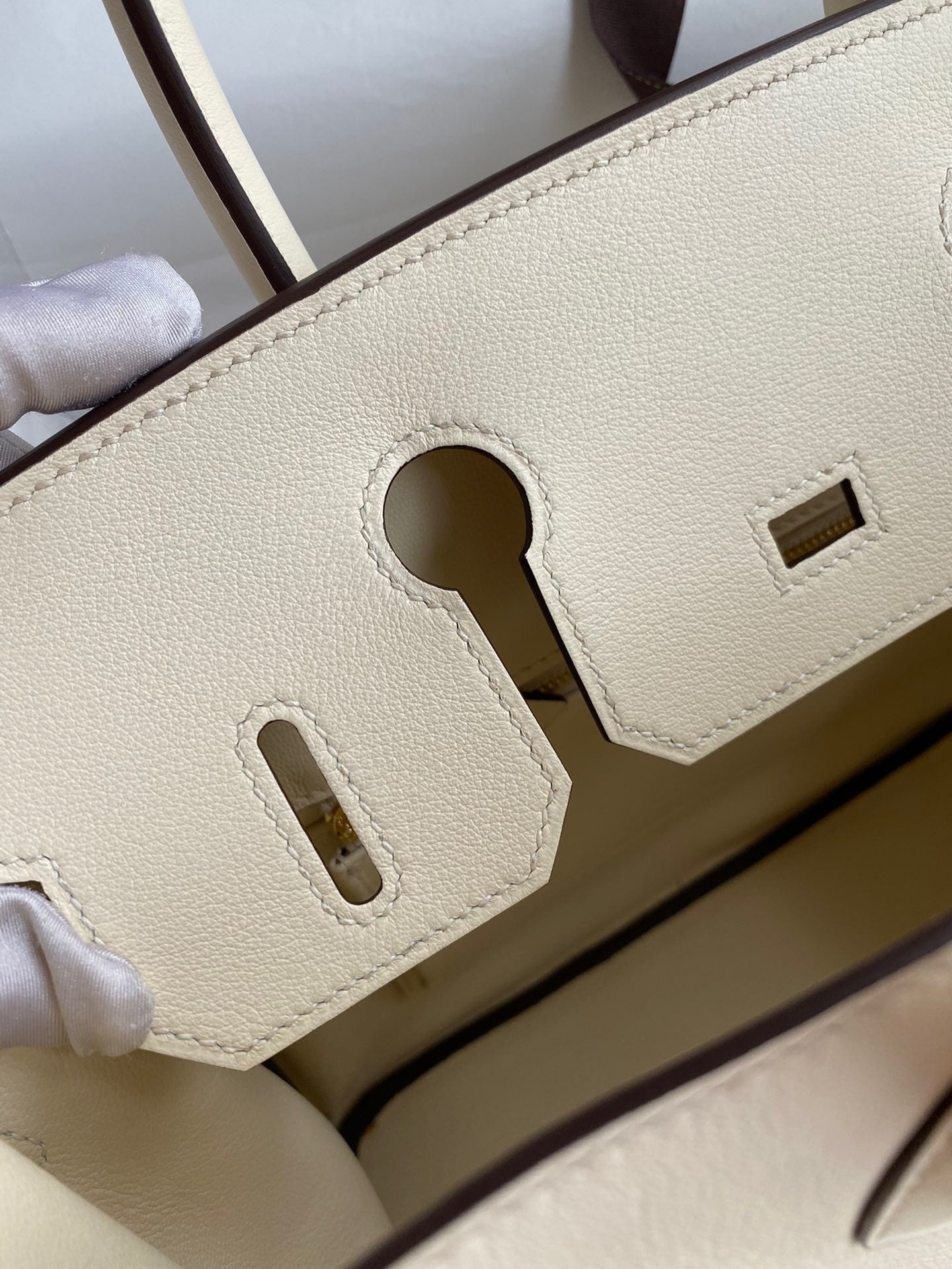 Birkin 25 Swift Calfskin Leather Handbag