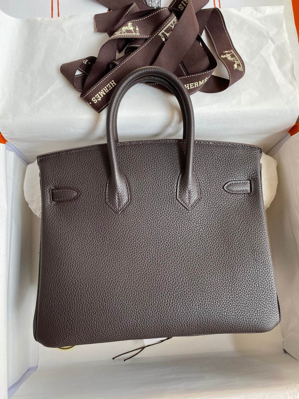 Birkin 25 Togo Leather Handbag
