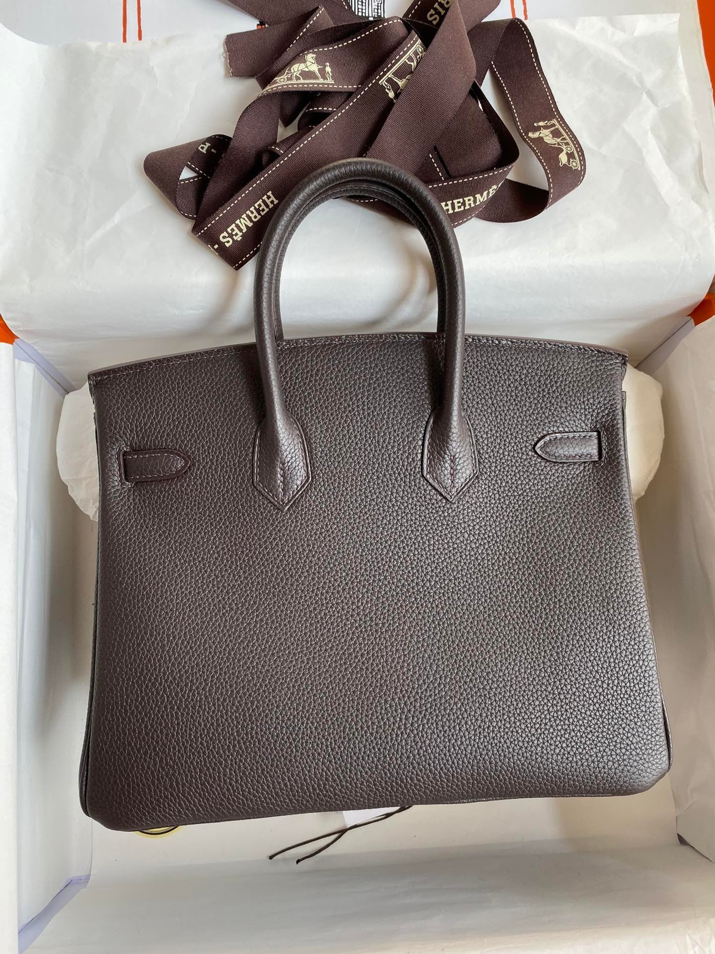 Birkin 25 Togo Leather Handbag