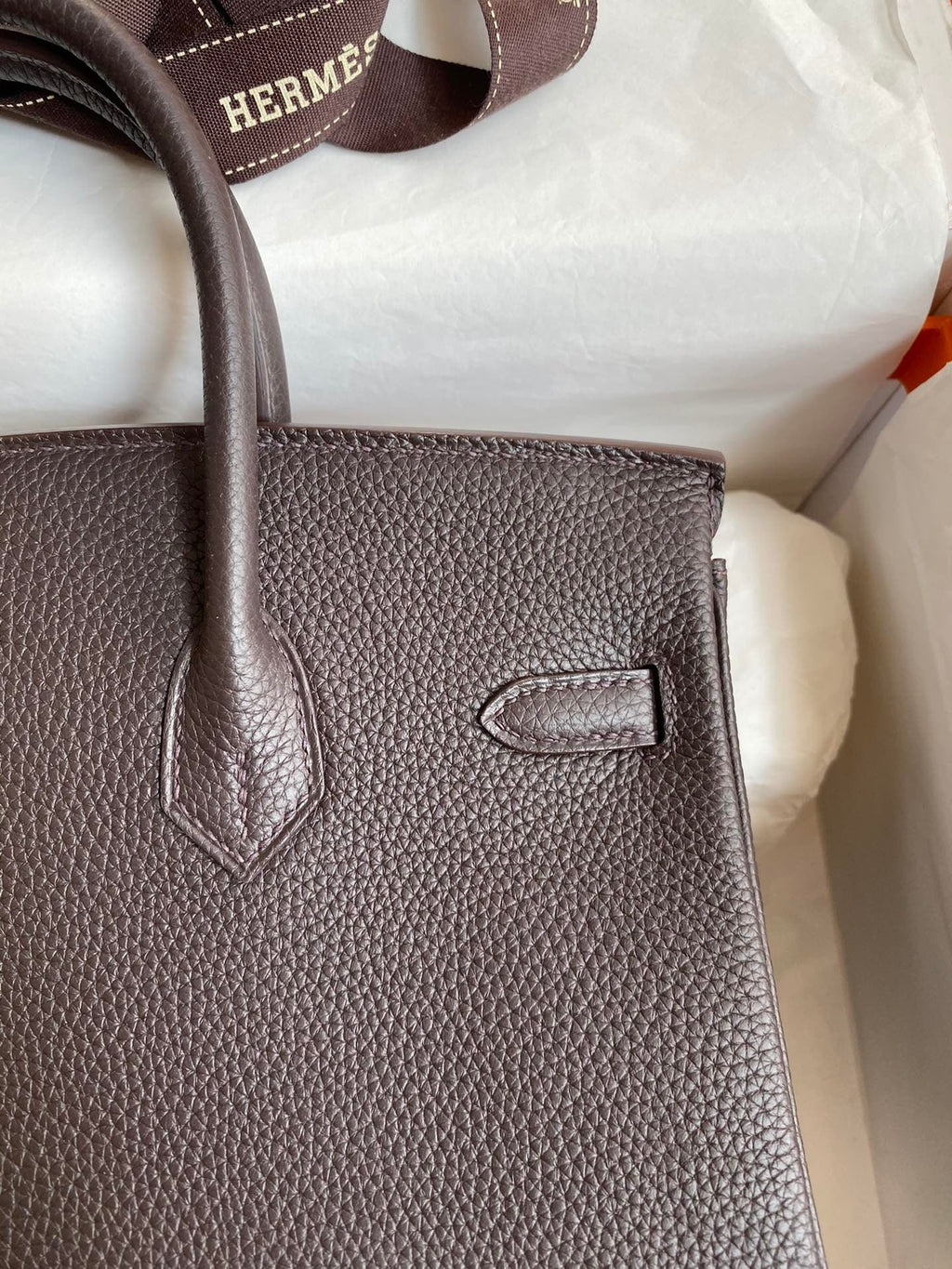Birkin 25 Togo Leather Handbag