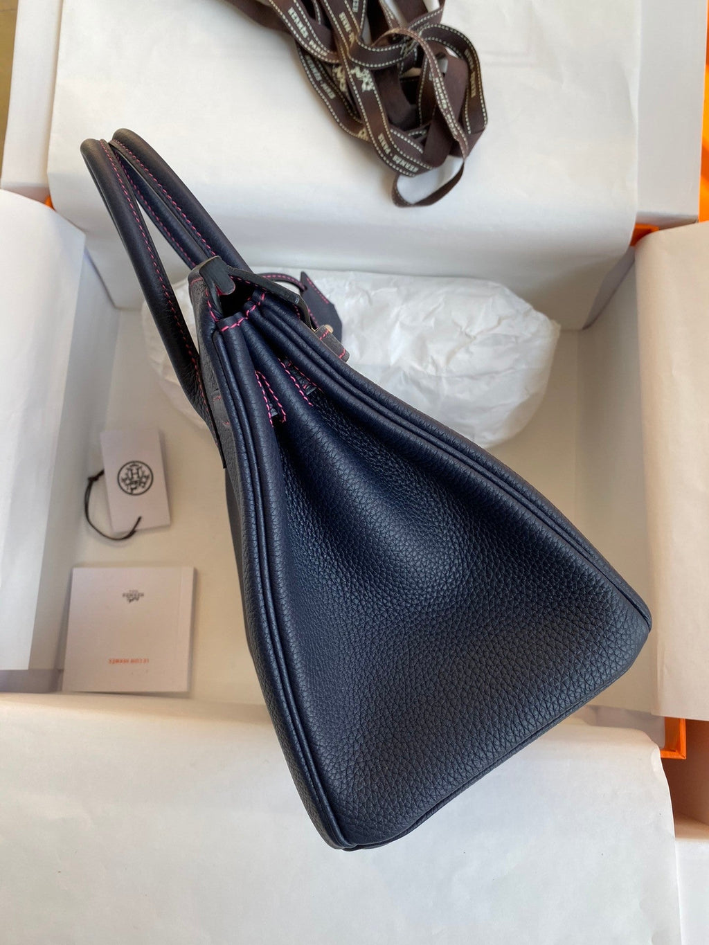 Birkin 25 Togo Leather Handbag