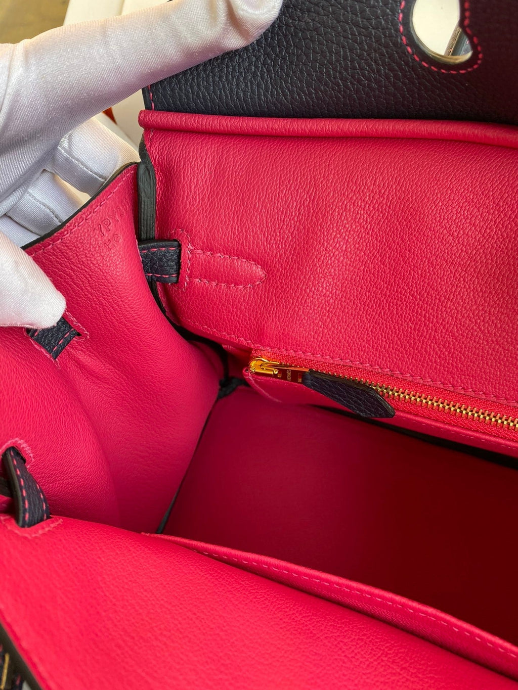 Birkin 25 Togo Leather Handbag