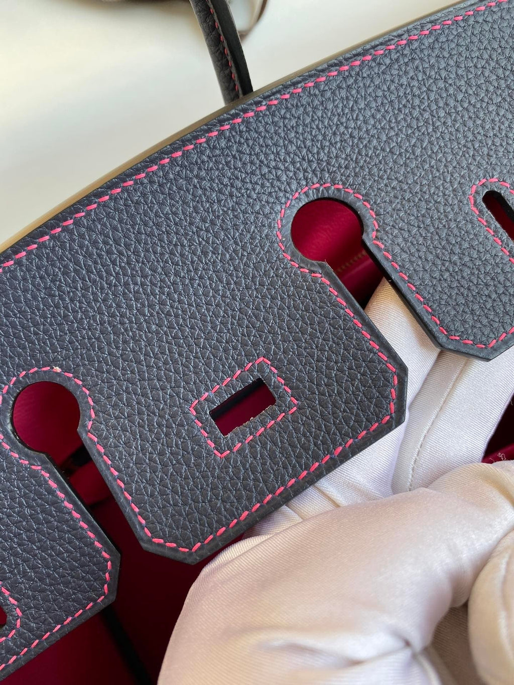 Birkin 25 Togo Leather Handbag