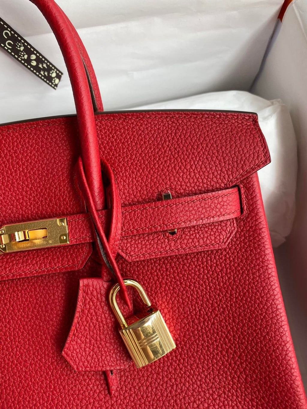 Birkin 25 Togo Leather Handbag