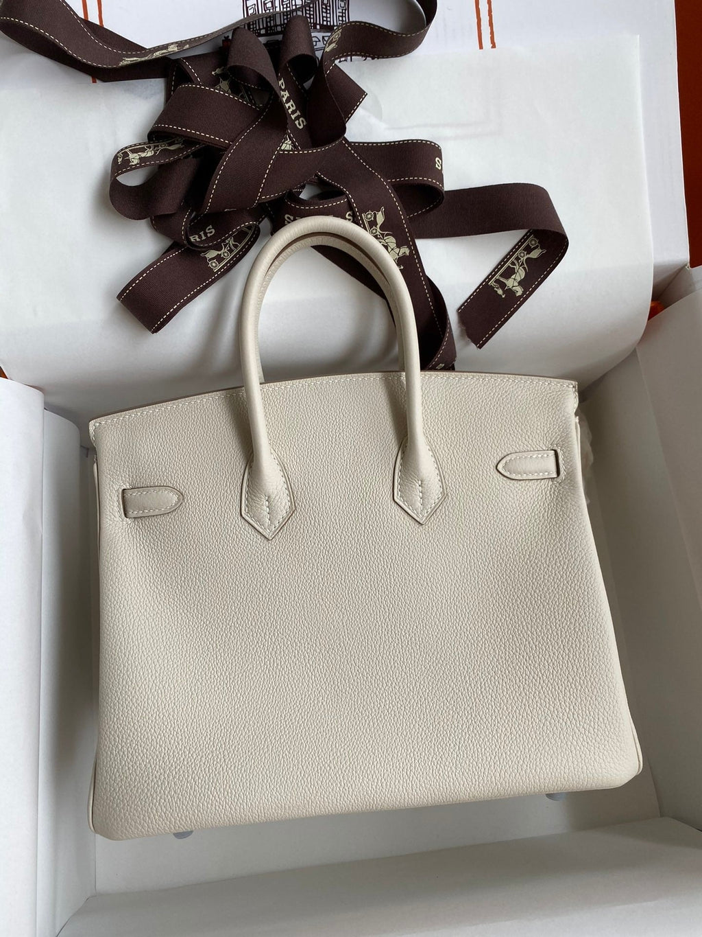 Birkin 25 Togo Leather Handbag