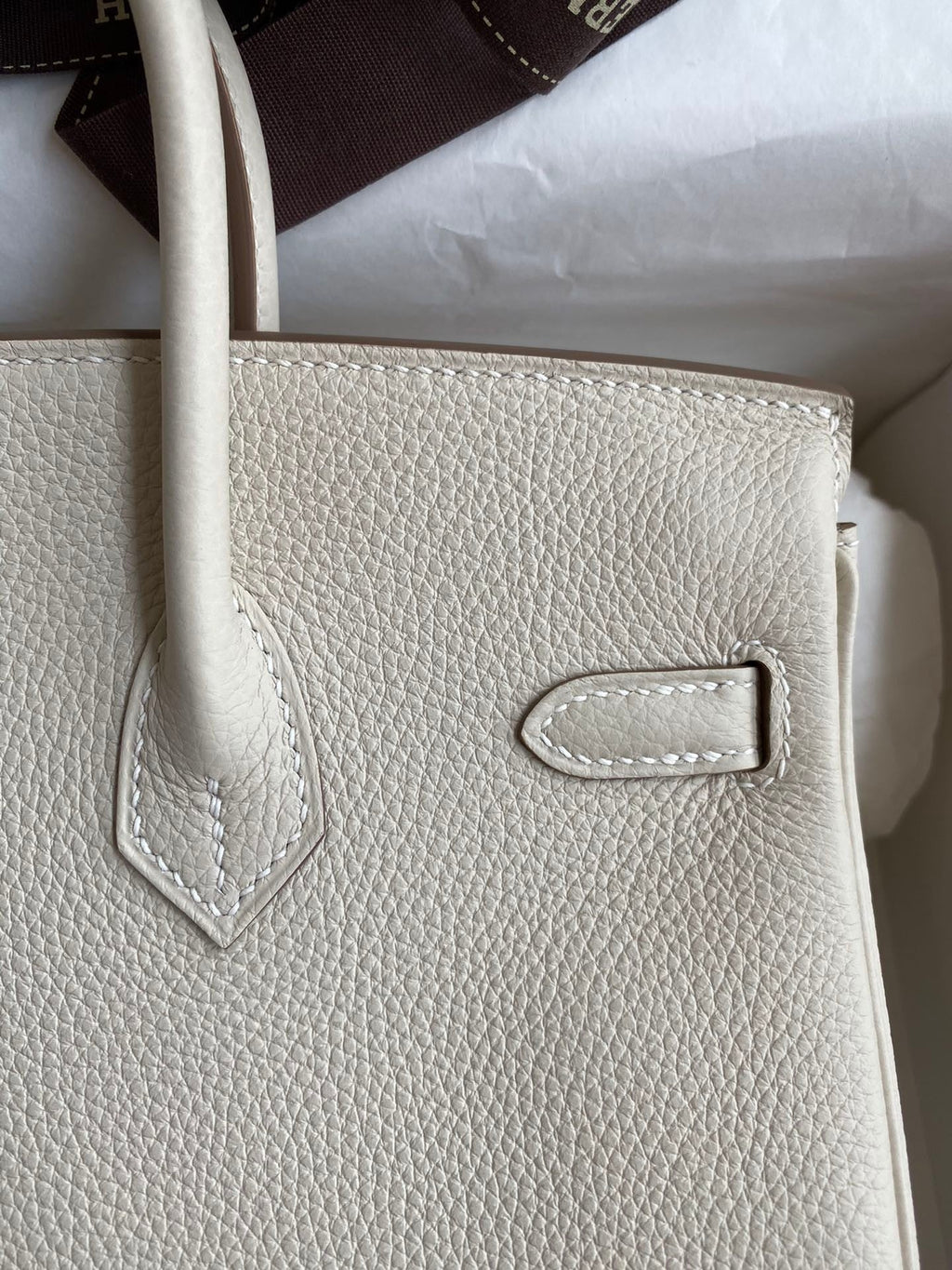 Birkin 25 Togo Leather Handbag