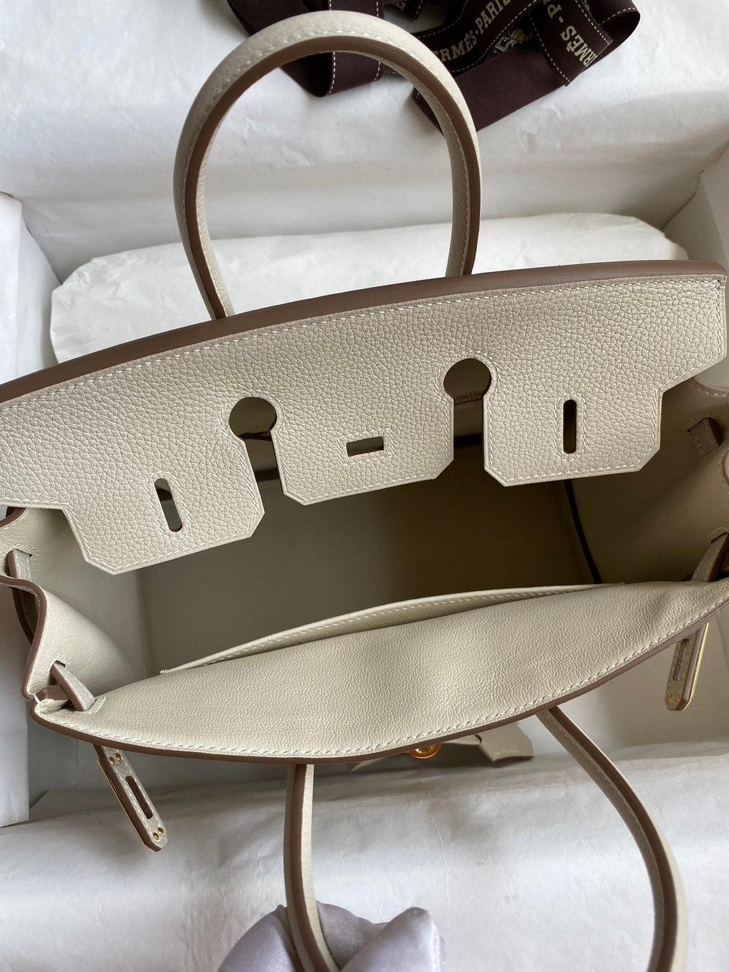 Birkin 25 Togo Leather Handbag