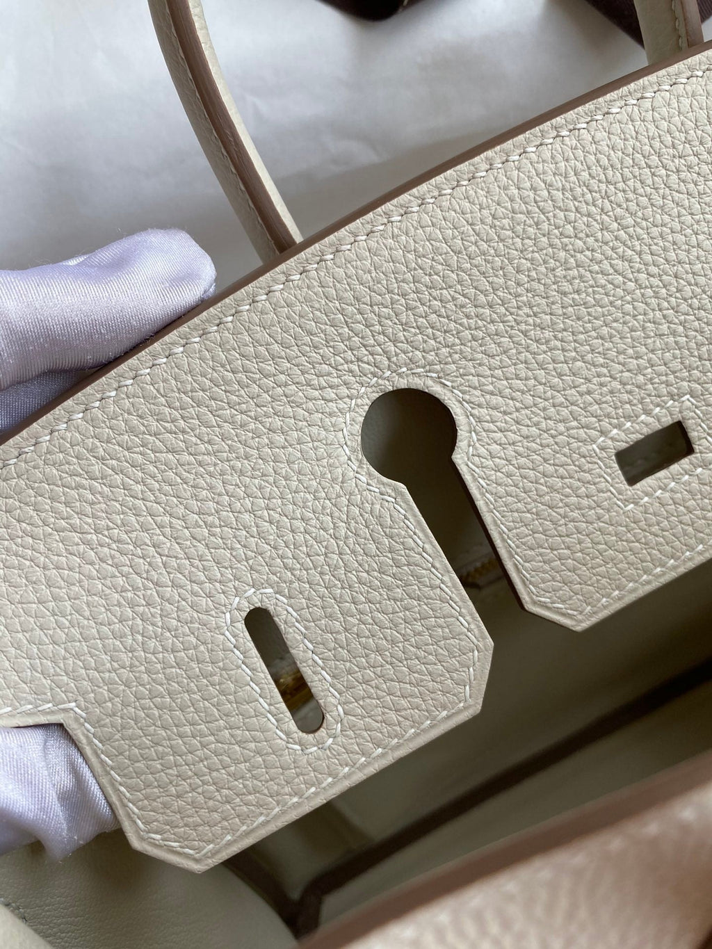 Birkin 25 Togo Leather Handbag