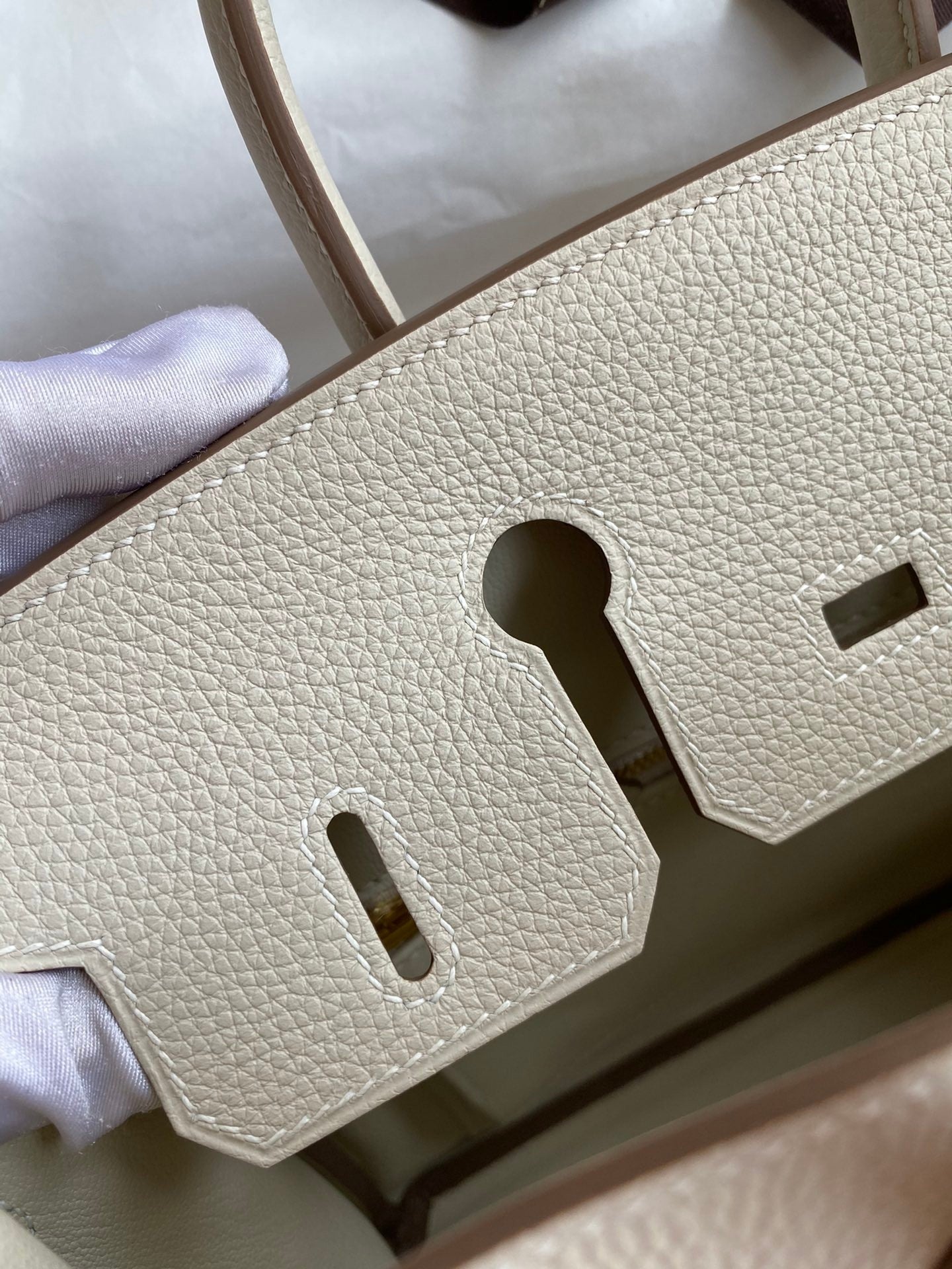 Birkin 25 Togo Leather Handbag