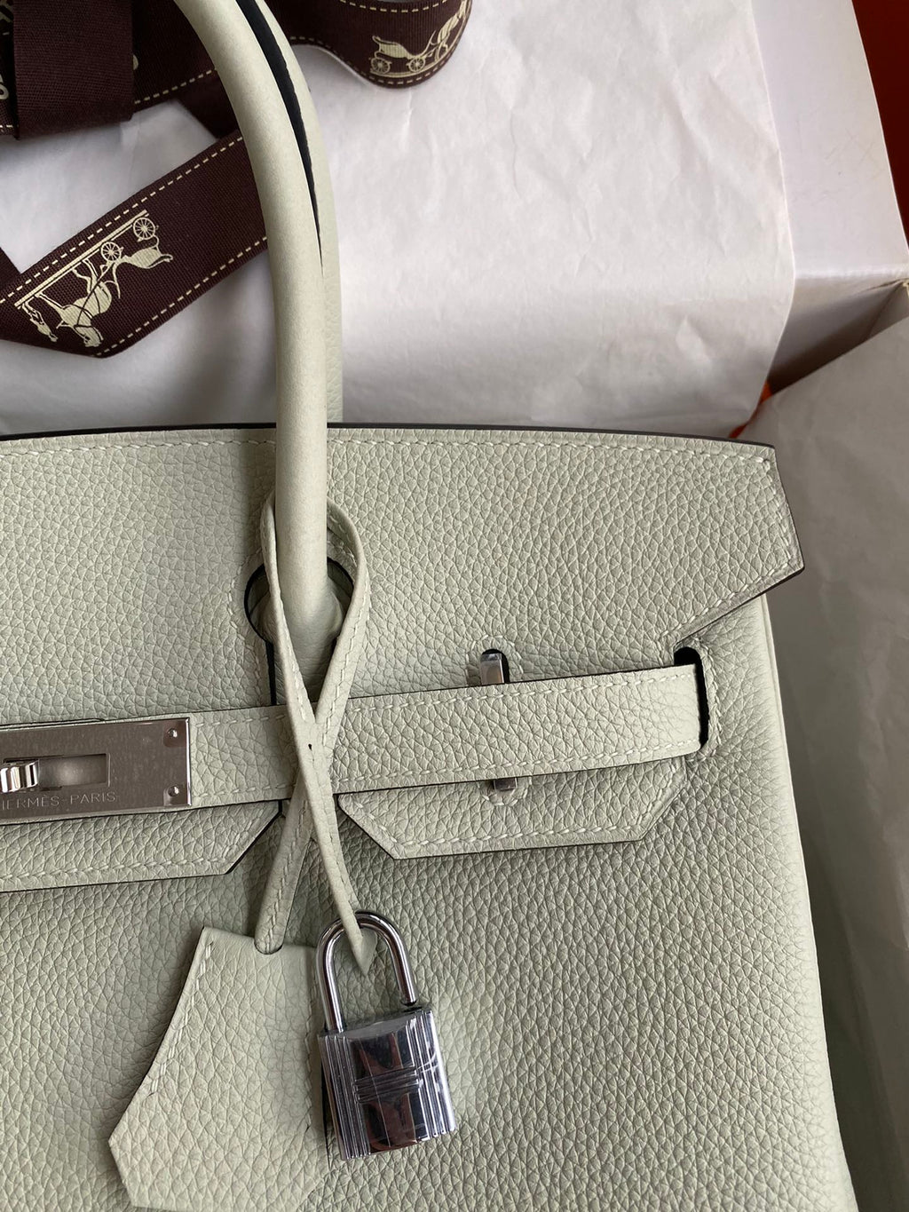 Birkin 30 Togo Leather - Silver Hardware | Full Set