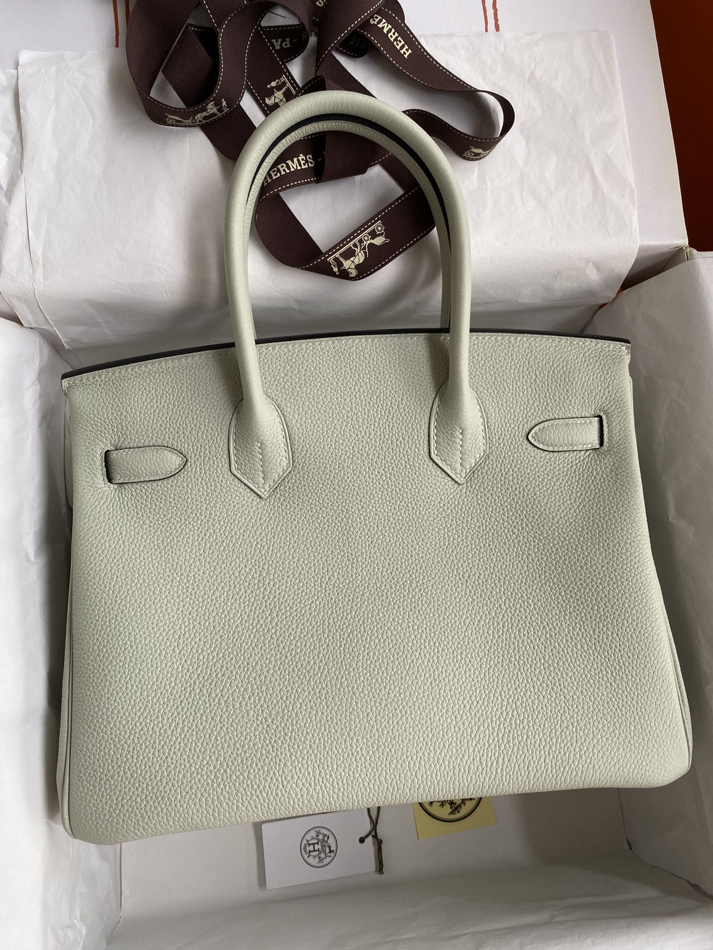 Birkin 30 Togo Leather - Silver Hardware | Full Set