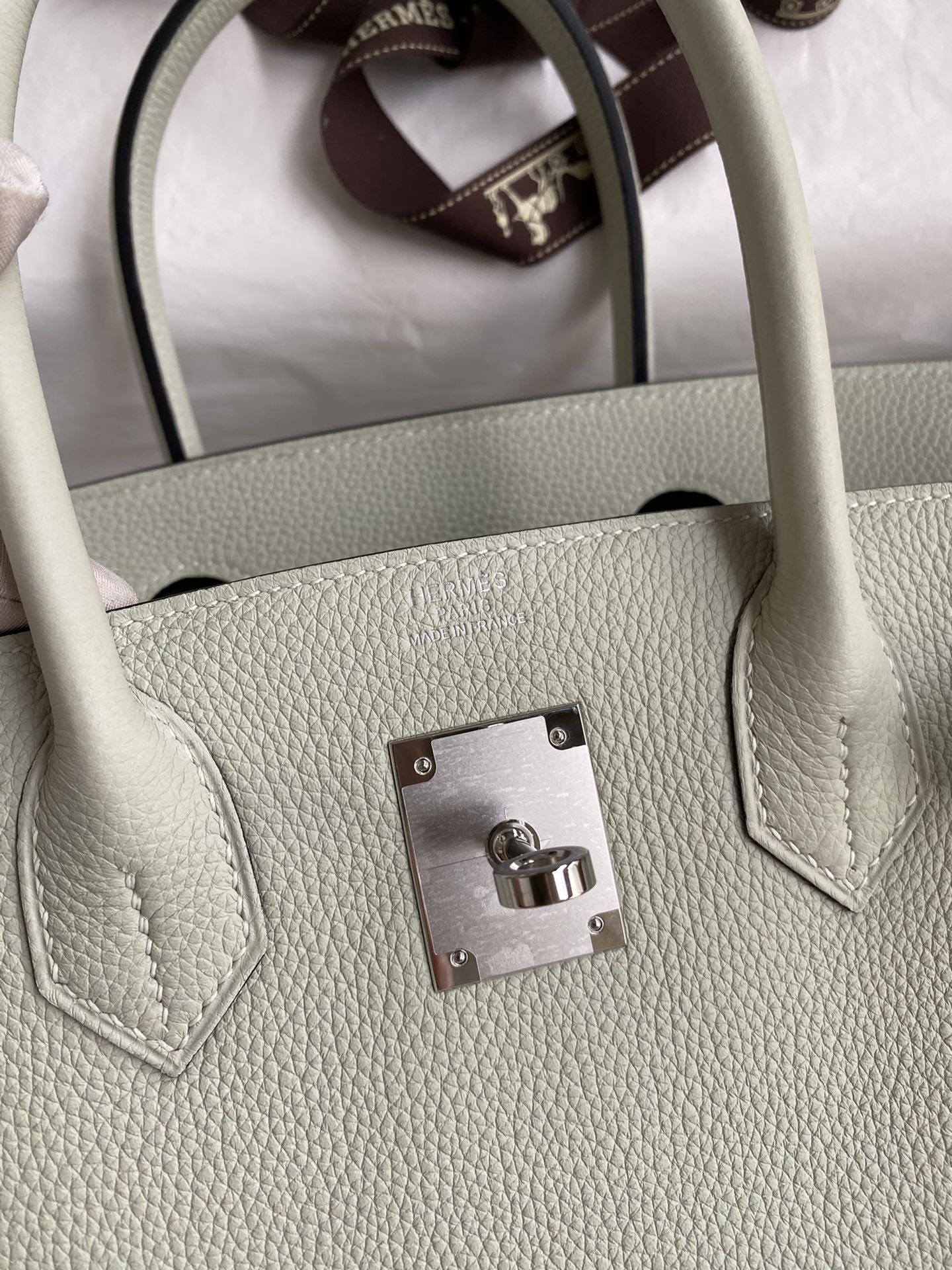 Birkin 30 Togo Leather - Silver Hardware | Full Set