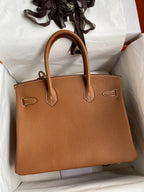 Birkin 30 Togo Leather - Silver Hardware | Full Set