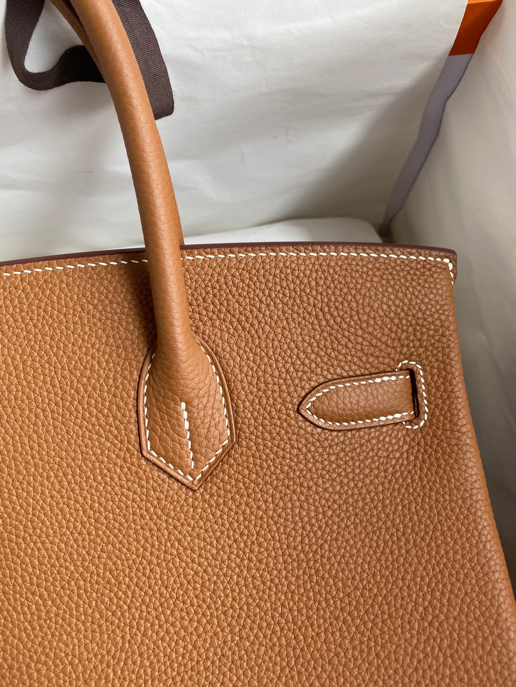 Birkin 30 Togo Leather - Silver Hardware | Full Set
