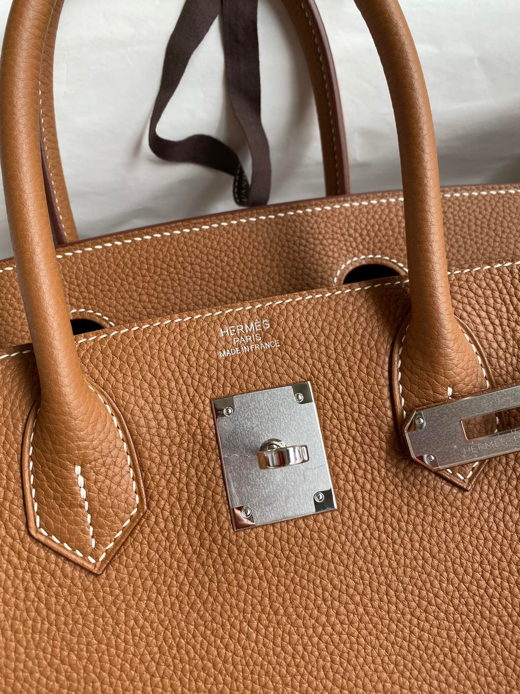 Birkin 30 Togo Leather - Silver Hardware | Full Set