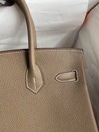 Birkin 30 Togo Leather - Silver Hardware | Full Set