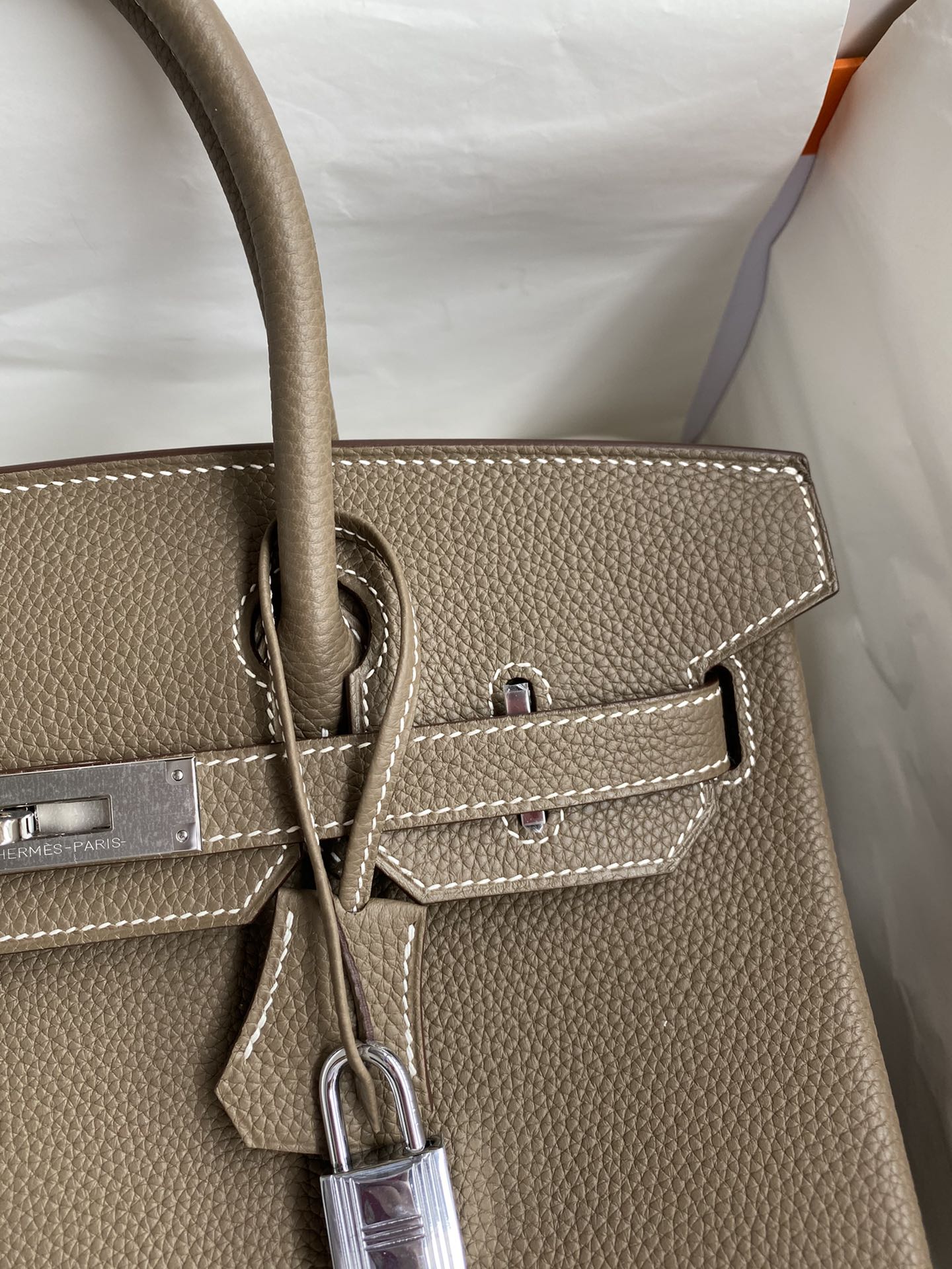 Birkin 30 Togo Leather - Silver Hardware | Full Set