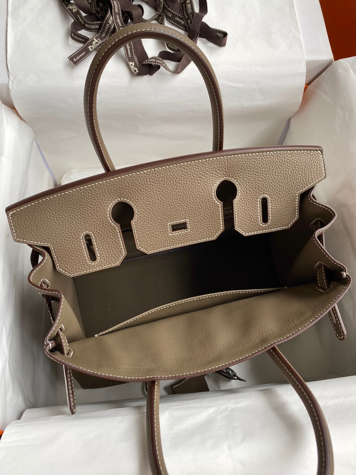 Birkin 30 Togo Leather - Silver Hardware | Full Set