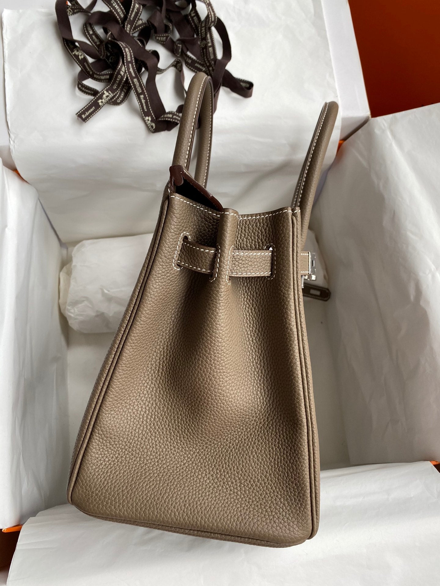 Birkin 30 Togo Leather - Silver Hardware | Full Set
