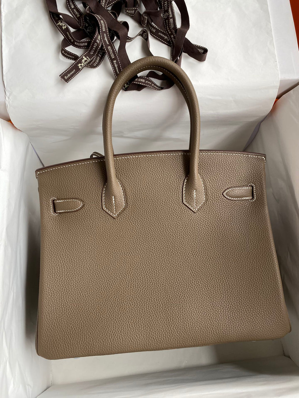 Birkin 30 Togo Leather - Silver Hardware | Full Set