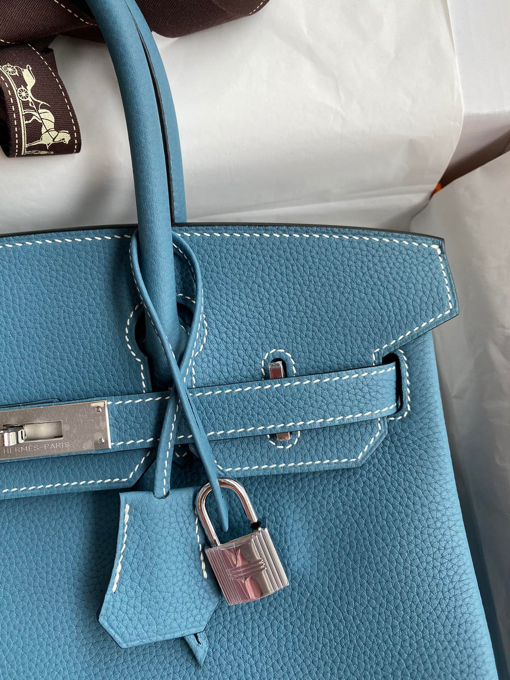 Birkin 30 Togo Leather - Silver Hardware | Full Set