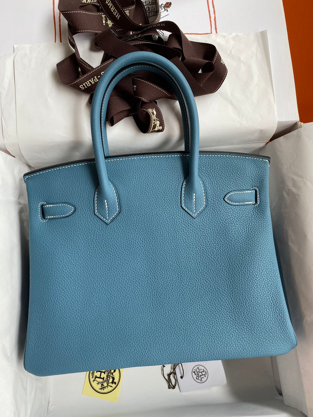 Birkin 30 Togo Leather - Silver Hardware | Full Set