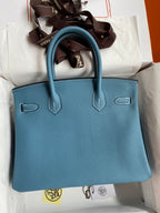 Birkin 30 Togo Leather - Silver Hardware | Full Set