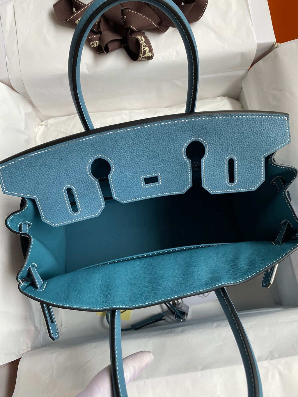 Birkin 30 Togo Leather - Silver Hardware | Full Set