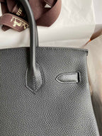 Birkin 30 Togo Leather - Silver Hardware | Full Set