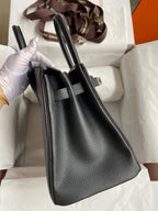 Birkin 30 Togo Leather - Silver Hardware | Full Set