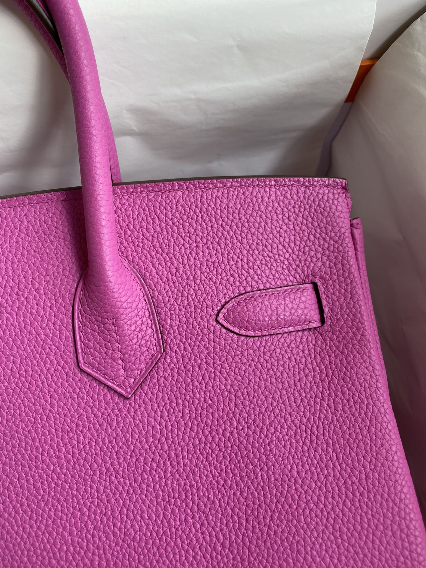 Birkin 30 Togo Leather - Silver Hardware | Full Set