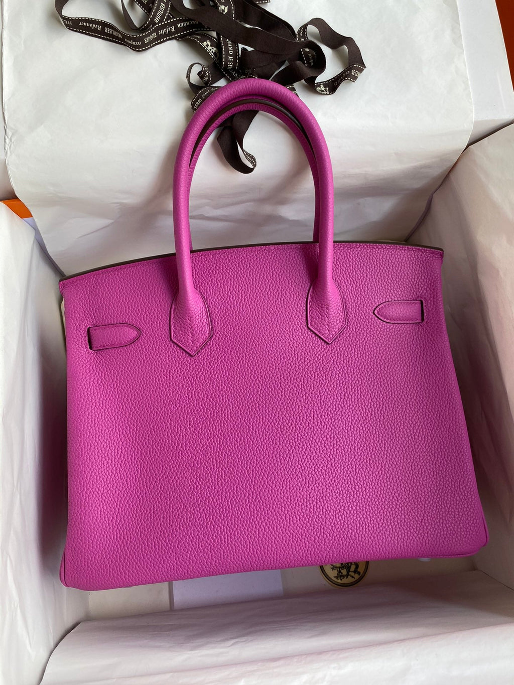 Birkin 30 Togo Leather - Silver Hardware | Full Set