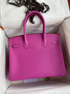 Birkin 30 Togo Leather - Silver Hardware | Full Set