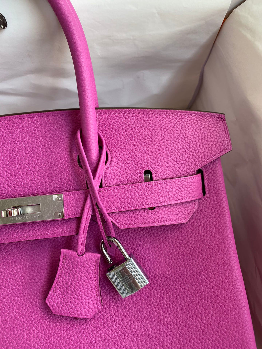 Birkin 30 Togo Leather - Silver Hardware | Full Set