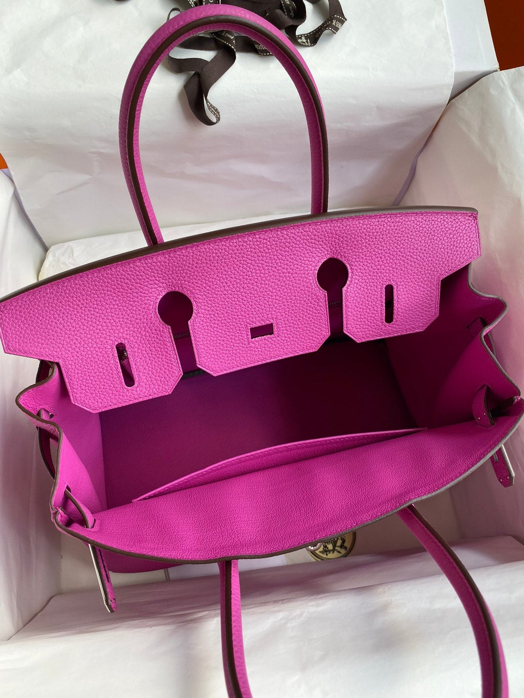 Birkin 30 Togo Leather - Silver Hardware | Full Set